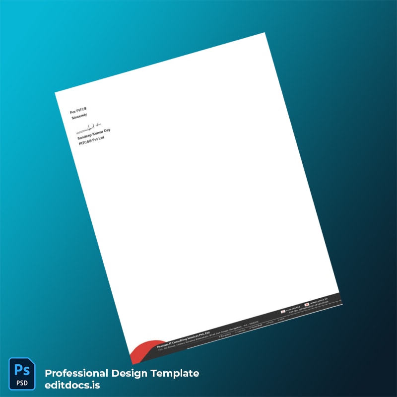 Editable India PITCS Employment Verification Letter Template in Word and PDF formats page 7 Page Preview - EditDocs