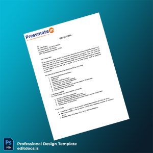 Editable India Pressmate Dotin Care Pvt Ltd Joining Letter Template (Word&PDF) Page Preview - EditDocs