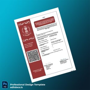 Editable India Punjab Business Registration Certificate Template (Word&PDF) Page Preview - EditDocs