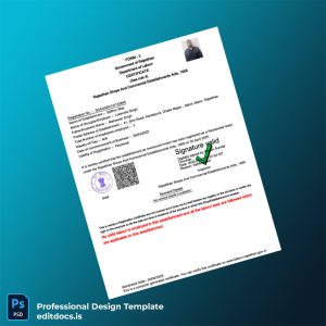 Editable India Rajasthan Shops and Commercial Establishments Registration Certificate Template (Word&PDF) Page Preview - EditDocs