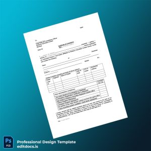 Editable India Reliance Securities Limited Certificate of Compliance Template (Word&PDF) Page Preview - EditDocs