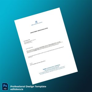 Editable India TATA Consultancy Services Employment Verification Letter Template (Word&PDF) Page Preview - EditDocs