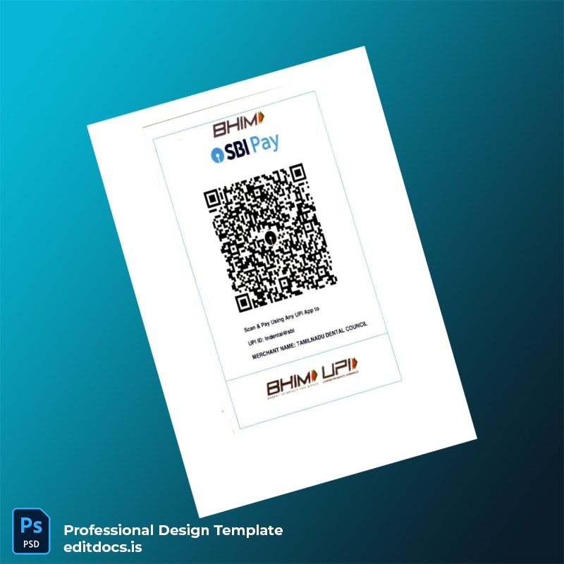 Editable India Tamil Nadu Dental Council BDS Registration Certificate Template in Word and PDF formats page 2 Page Preview - EditDocs