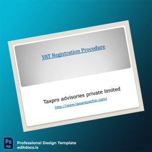 Editable India Tax Authority VAT Registration Certificate Template (Word&PDF) Page Preview