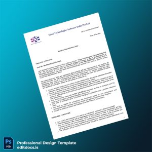 Editable India Testa Technologies Software India Pvt Ltd Offer Letter Template (Word&PDF) Page Preview - EditDocs