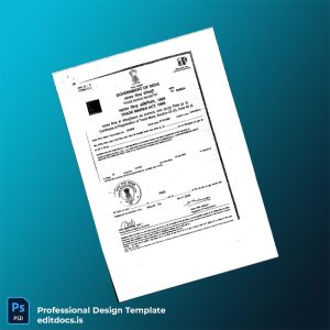 Editable India Trade Marks Registry Certificate of Registration Template (Word&PDF) Page Preview - EditDocs