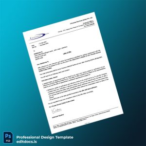 Editable India i-Process Services Employment Verification Letter Template (Word&PDF) Page Preview - EditDocs