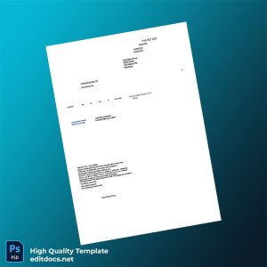 Kenya Energy Editable Utility Bill Template in Word and PDF formats