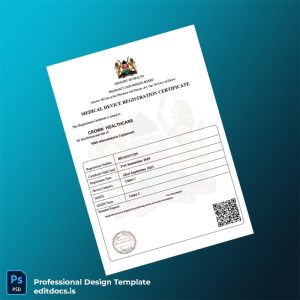 Editable Kenya Pharmacy and Poisons Board Medical Device Registration Certificate Template (Word&PDF) Page Preview - EditDocs