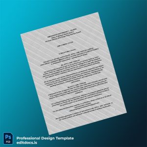 Editable Kuwait Ambassador Supermarket Employment Verification Letter Template (Word&PDF) Page Preview - EditDocs