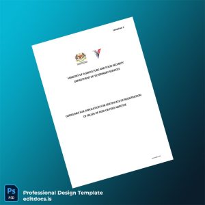 Editable Malaysia Department of Veterinary Services Business Registration Certificate Template (Word&PDF) Page Preview - EditDocs