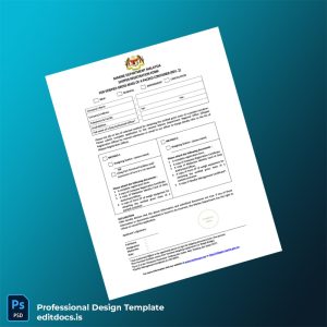 Editable Malaysia Marine Department Shipper Registration Form Template (Word&PDF) Page Preview - EditDocs