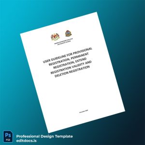 Editable Malaysia Marine Department User Guideline for Ship Registration Template (Word&PDF) Page Preview - EditDocs