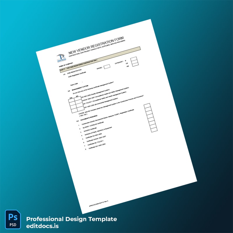 Editable Malaysia ProLintas Business Registration Certificate Template in Word and PDF formats page 6 Page Preview - EditDocs