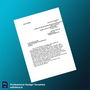 Editable Mexico Municipal Registry Late Registration Petition for Birth Certificate Template (Word&PDF) Page Preview - EditDocs