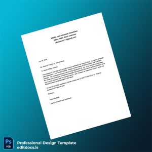 Editable Middle East Restaurant Proof of Employment Letter Template (Word&PDF) Page Preview - EditDocs