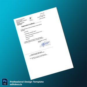 Editable Morocco Faculty of Sciences and Techniques Registration Certificate Template (Word&PDF) Page Preview - EditDocs
