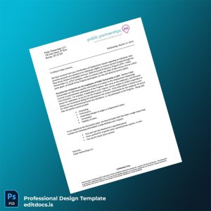 Editable New Jersey Public Partnerships LLC Employment Verification Letter Template (Word&PDF) Page Preview - EditDocs