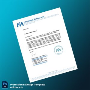 Editable Nigeria International Medical Corps Employment Verification Letter Template (Word&PDF) Page Preview - EditDocs