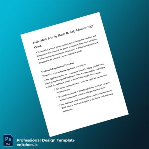 Editable Pakistan Intellectual Property Organization Trade Mark Registration Certificate Template (Word&PDF) Page Preview - EditDocs