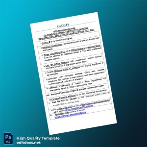 Pakistan Islamabad Capital Territory Editable Inion Leaflet Template in Word and PDF formats