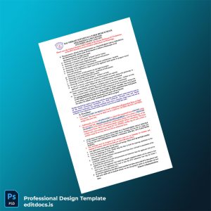 Editable Pakistan Registration Form for Grade 1 2026 1 Template (Word&PDF) Page Preview - EditDocs