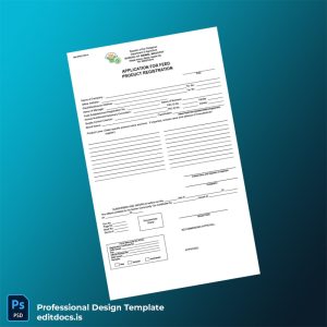 Editable Philippines Bureau of Animal Industry Certificate of Feed Product Registration Template (Word&PDF) Page Preview