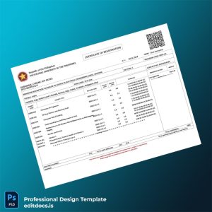 Editable Philippines Polytechnic University of the Philippines Registration Certificate Template (Word&PDF) Page Preview - EditDocs