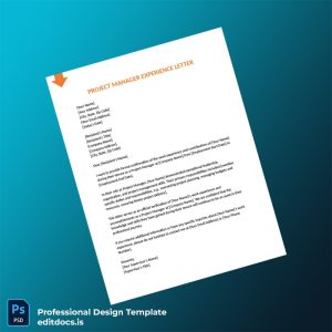Editable Project Manager Experience Letter Template (Word&PDF) Page Preview - EditDocs