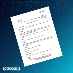 Editable Quess Corp Limited Employment Verification Letter Template (Word&PDF) Page Preview - EditDocs