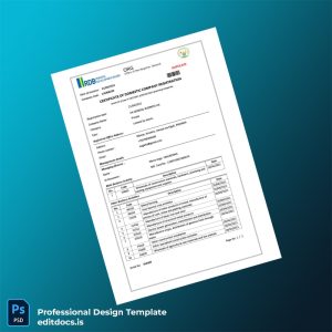 Editable Rwanda Office of the Registrar General Registration Certificate Template (Word&PDF) Page Preview - EditDocs