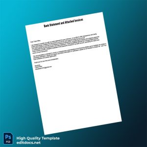 South Africa Bank Statement and Invoices Template in Word and PDF formats