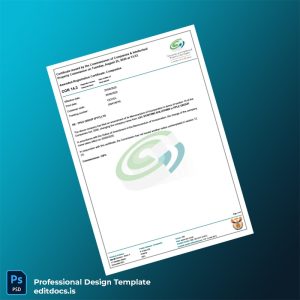 Editable South Africa CIPC Registration Certificate Template (Word&PDF) Page Preview - EditDocs