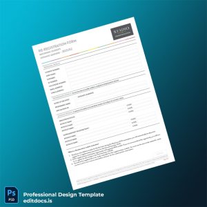 Editable South Africa Stadio Registration Form Template (Word&PDF) Page Preview - EditDocs