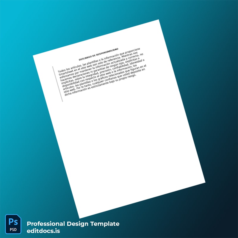 Editable Spain HR Department Employment Verification Letter Template in Word and PDF formats page 2 Page Preview - EditDocs