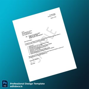 Editable USCIS Employment Verification Letter Template (Word&PDF) Page Preview - EditDocs