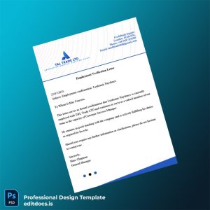 Editable United Kingdom T L Trade LTD Employment Verification Letter Template (Word&PDF) Page Preview - EditDocs