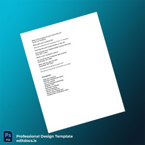 Editable United States Employment Verification Letter Template (Word&PDF) Page Preview - EditDocs