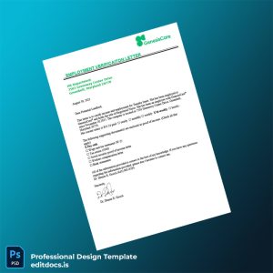 Editable United States GenesisCare Employment Verification Letter Template (Word&PDF) Page Preview - EditDocs