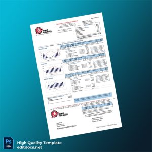 United States Norwich Public Utilities Editable Utility Bill Template in Word and PDF formats