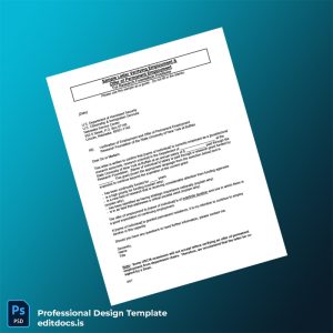 Editable United States State University of New York at Buffalo Employment Verification Letter Template (Word&PDF) Page Preview - EditDocs