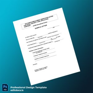 Editable United States UCSD Employment Verification Letter Template (Word&PDF) Page Preview - EditDocs