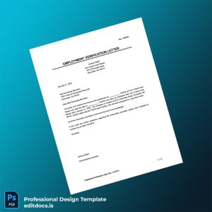 Editable United States Ver s Import Auto Repair Employment Verification Letter Template (Word&PDF) Page Preview - EditDocs