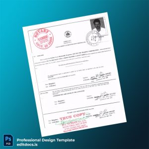 Editable Vat Registration Certificate Template (Word&PDF) Page Preview