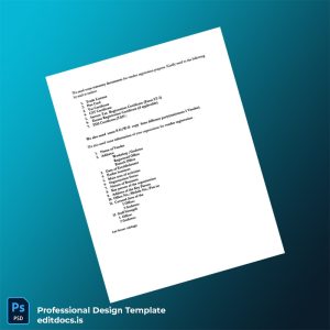 Editable Vendor Registration Certificate Template (Word&PDF) Page Preview - EditDocs