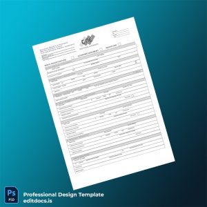 Editable Venezuela National Electoral Council Birth Registration Certificate Template (Word&PDF) Page Preview - EditDocs