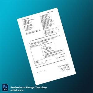 Editable West Bengal Council of H S Education Duplicate Registration Certificate Application Template (Word&PDF) Page Preview - EditDocs