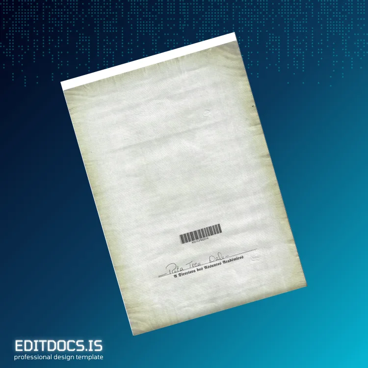 Editable Angola Universidade Agostinho Neto Bachelor of Science in Mathematics Template page 2 Page Preview - EditDocs