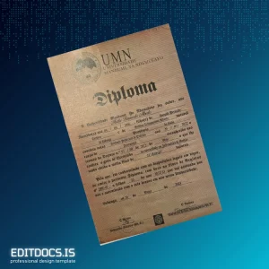 Editable Angola Universidade Mandume Ya Ndemufayo Bachelor of Science in Information Technology Template Page Preview - EditDocs