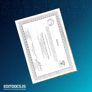 Editable Brazil Campos Estaduais Wendeson Junior Diploma Page Preview - EditDocs